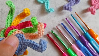 WOW! Look what a beauty! The cutest yarn leftover idea ever! Crochet