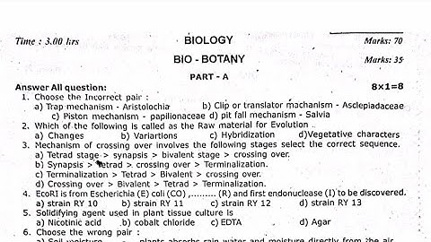 12th Biology revision test question paper | Bio - Botany | Bio - Zoology | #subscribe | GKT