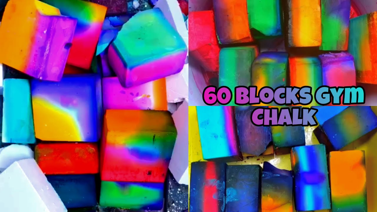 The Most Vibrant 🌈 Dyed Gym Chalk Edit #18 - YouTube