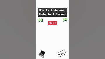 How to Undo and Redo Faster [Command] 💻😎 #Shorts