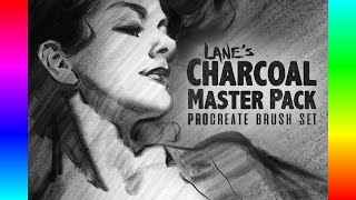 Brushes for Procreate: The Charcoal Master Pack