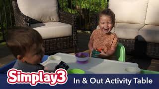 Sand, Water, & Snacks! OH, MY!  | In & Out Activity Table | Simplay3