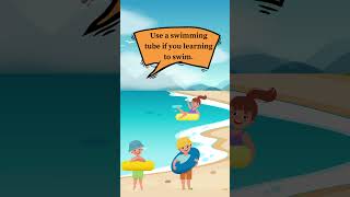 Safety while in the pool #kids #shorts #pool