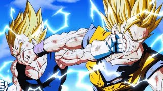 goku vs majin vegeta full fight amv