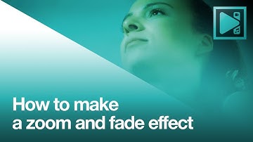 How to create zoom fade transition in VSDC