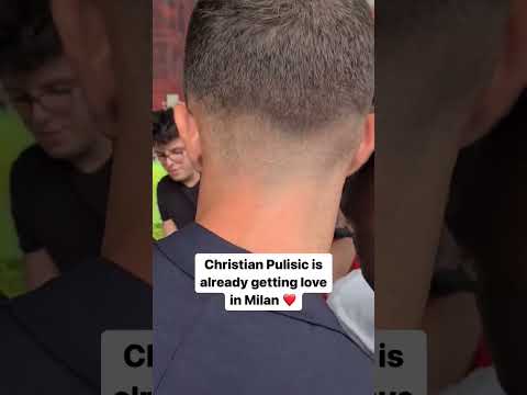 Christian Pulisic already getting love in Milan! ❤️🇺🇸