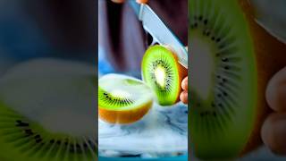 Ice Cool Glass Kiwi Cutting 🥝 | Satisfying ASMR | Crystal Fruit Cut#shorts