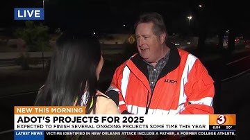 ADOT verwacht in 2025 diverse lopende snelwegprojecten af ​​te ronden