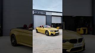 Installing a rain light carbon diffuser and carbon splitter to an F83 M4! #bmw #carmods #carbonfiber