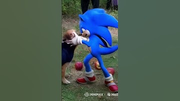 Thumbnail of Sonic Steals the Chaos Emerald from Apple Dog! 🐶💎💨 #sonic3 #shorts  #4k