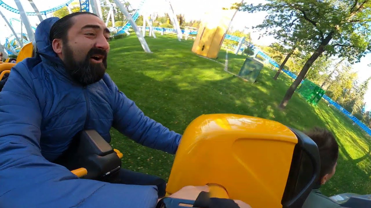 Диво остров аттракцион горки Великолукский мясокомбинат 2 Горей и Хуан в 360 VR фокус на нас