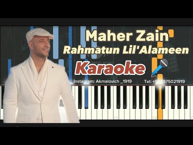 Maher Zain - Rahmatun Lil'alameen (رحمة للعالمين) Karaoke 🎤 (Lyrics) Nasheed #magicpiano #nasheed class=