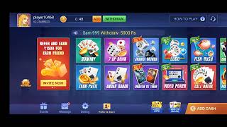 Real Withdrawal "Ander Bahar" Application, Ludo, Teen Patti, CallBreak, 7updown, Multiple Games. screenshot 3