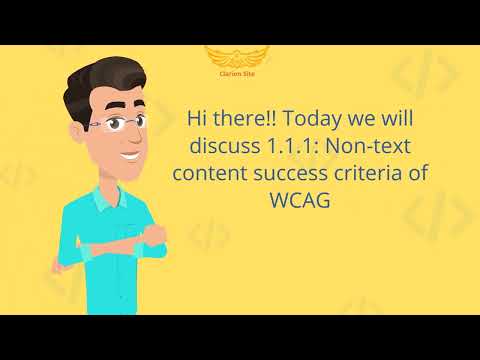 WCAG Level A - 1.1.1 Non-text content - ADA Tutorial # 1