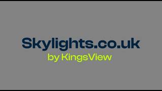 Kingsview 1200X1800Mm Frameless Skylight Triple Glazed Executive Landscape Rooflight Uk