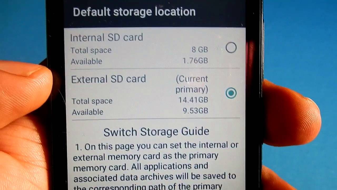 How to move apps to sd card in Lenovo A2010 - YouTube