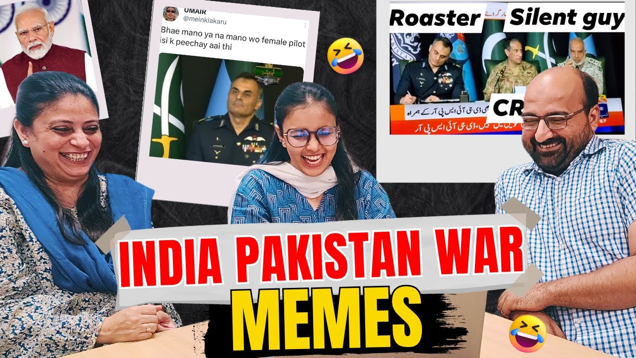 Reaction Video: India Pakistan War Memes Funny