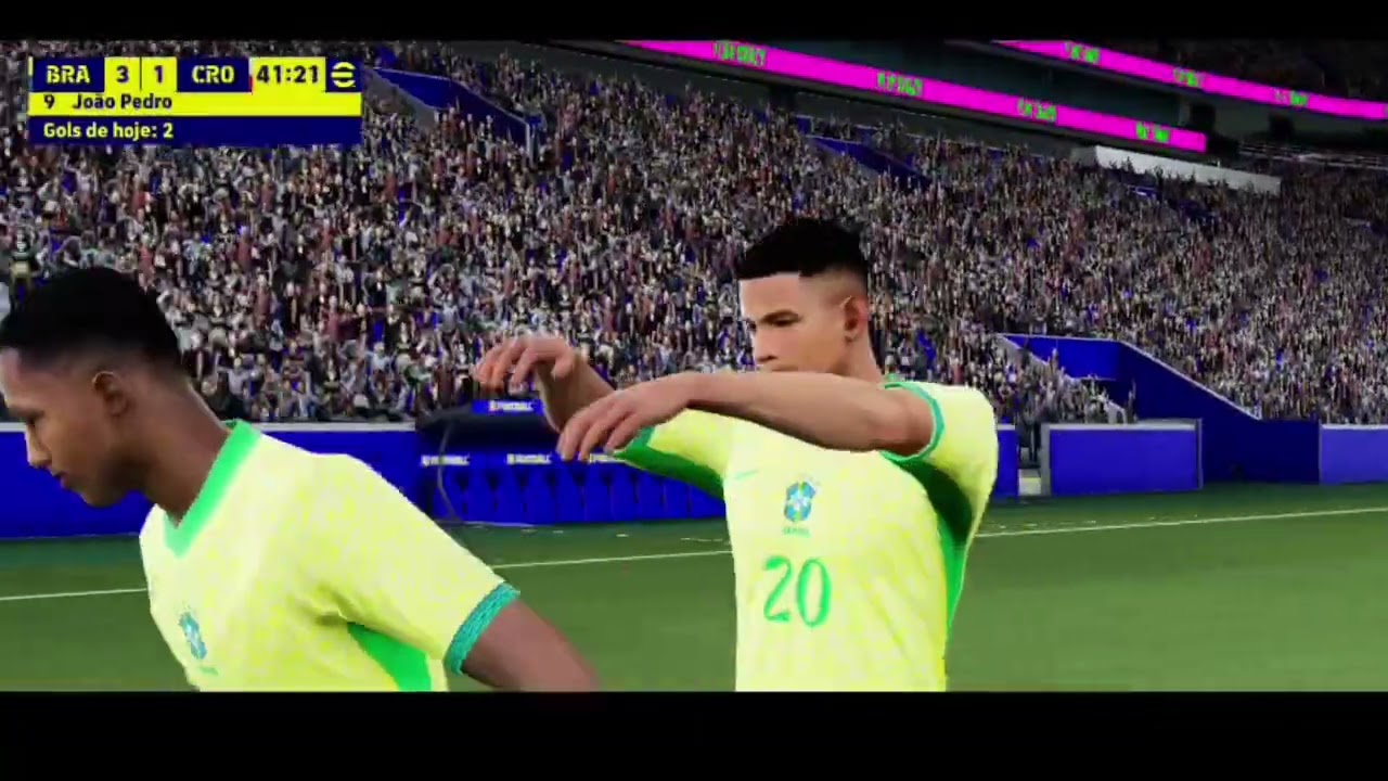 Brasil versus Croácia na copa do mundo de 2026 no FIFA 🇧🇷.    🇭🇷
