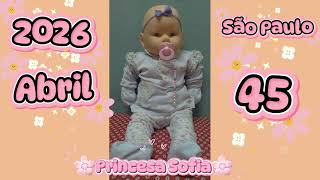 ​"Look lindo da Princesa Sofia! Feito com muito amor e carinho para ela. Um encanto!" 💜( 45vídeo)