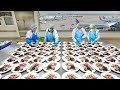 Inside Massive Airport Kitchen Producing Tons of Meals Everyday