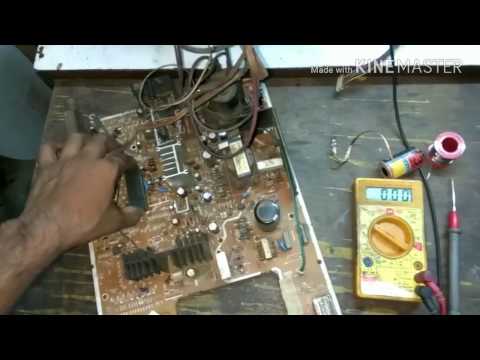 How to repair dead HYUNDAI CRT tv (croma ic fault)