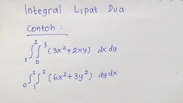 INTEGRAL LIPAT DUA // INTEGRAL RANGKAP DUA
