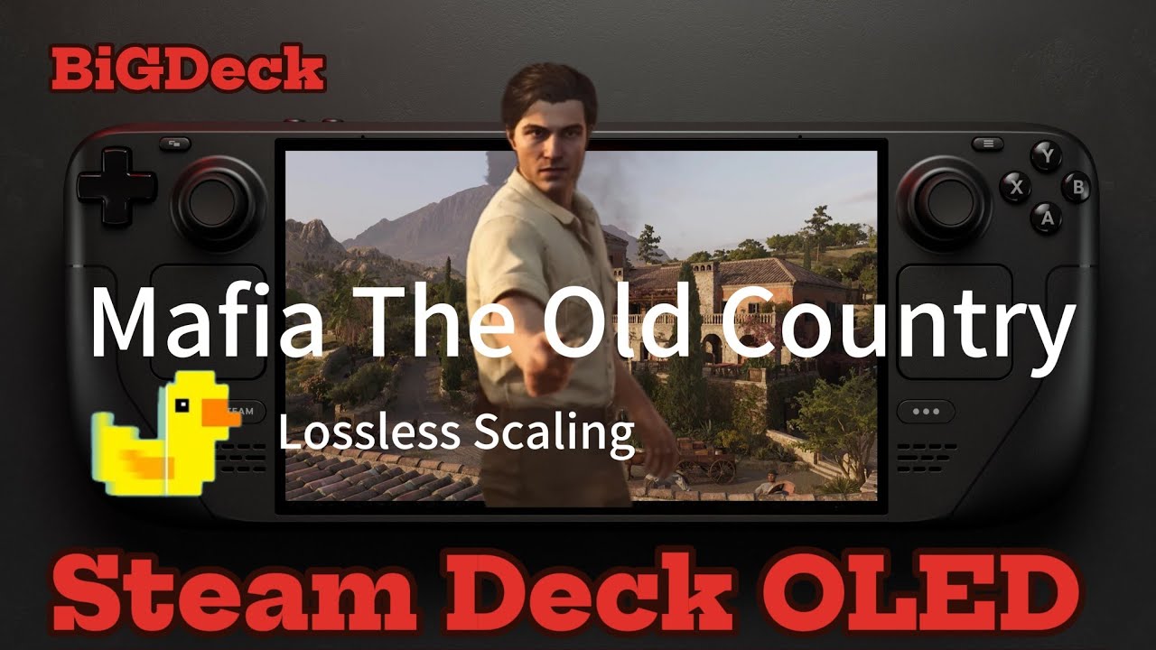 Mafia: The Old Country on Steam Deck OLED | Benchmark + Lossless Scaling | Worth Buying?
