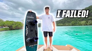 I FAILED! - WAKEBOARDING