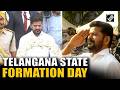 WATCH: CM Revanth Reddy participates in Telangana State Formation Day