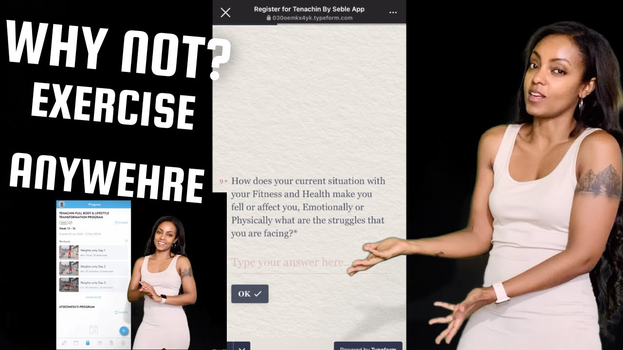 HOW TO USE THE FITNESS APP | Tenachin By Seble