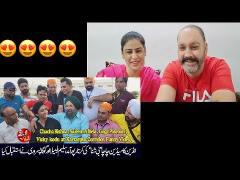 Reaction on Indian Comedian Chacha Bishna | Kartarpur Corridor |With Saleem Albela and Goga Pasroori