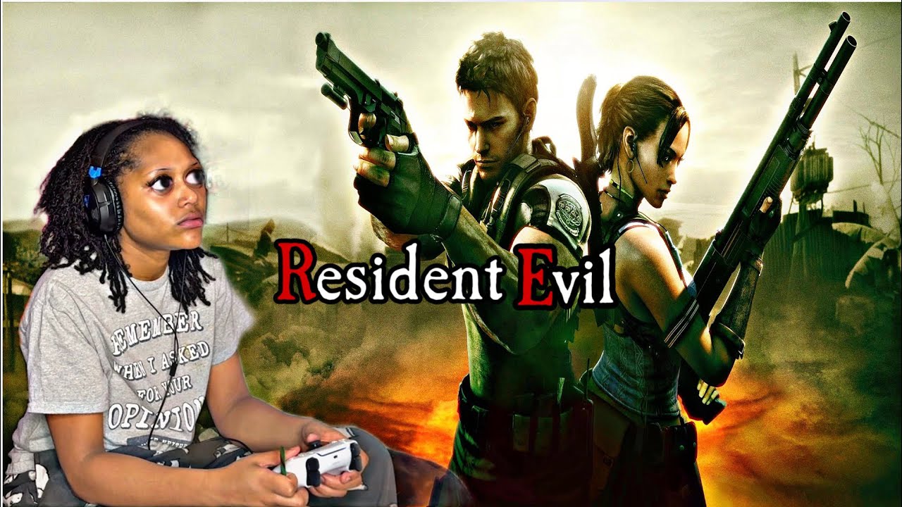 WHERE DID HE EVEN COME FROM (resident evil 5 gameplay pt1)