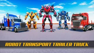 US Police Truck Robot Transform: Robot Truck Transportation  - Android Gameplay FullHD screenshot 2