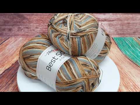 Video: Příze Best Socks, 4-fach,  7381
