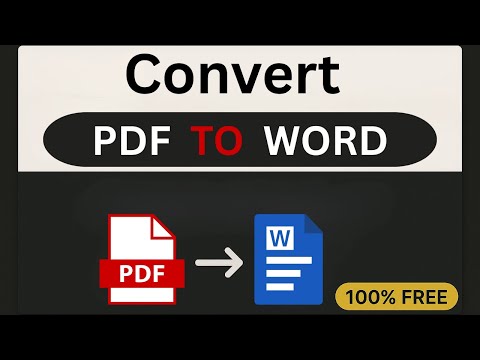 How to Convert PDF to Word Using iLovePDF Easy & Free Method