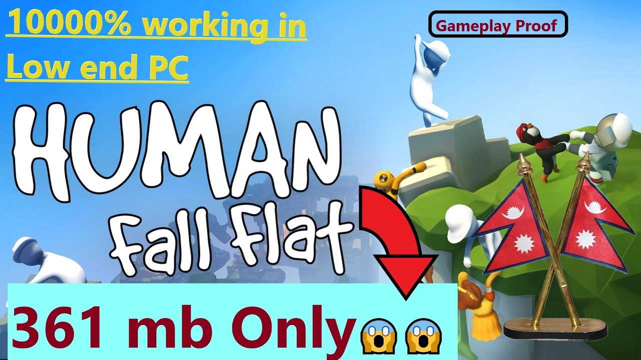 Human fall Flat highly compressed Full GameJust for 361 MB in Nepal