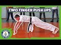 Two finger push ups - Guinness World Records