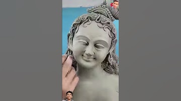 Makhan Chor Krishna🥰❤️| How to make clay Krishna Idols #makhan_chor #krishna #gopal #making_krishna