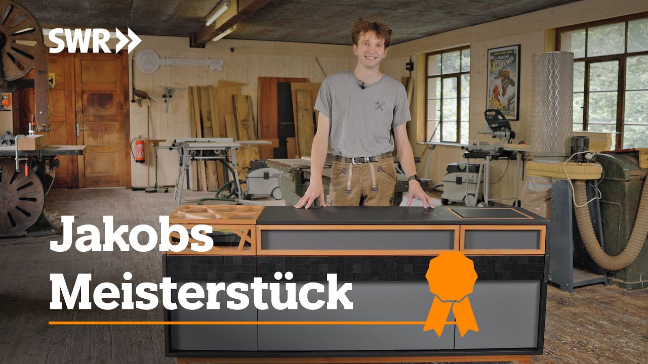 Selbstgebautes Phonomöbel mit Schallplattenspieler – Jakobs Meisterstück | SWR Handwerkskunst