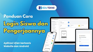 6. Cara Login Siswa dan Pengerjaannya dengan Android dan Website | Aplikasi Ujian CBT