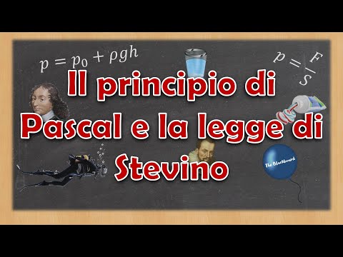 Pressione, Principio di Pascal e Legge di Stevino. Spiegazione ed esempi [Statica dei fluidi]