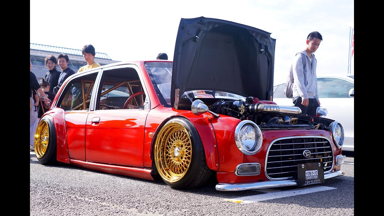 シャコタンすぎるミラ・ジーノ StanceNation Japan 2016 - YouTube