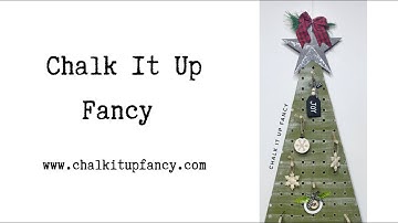 DIY Pegboard Christmas Tree