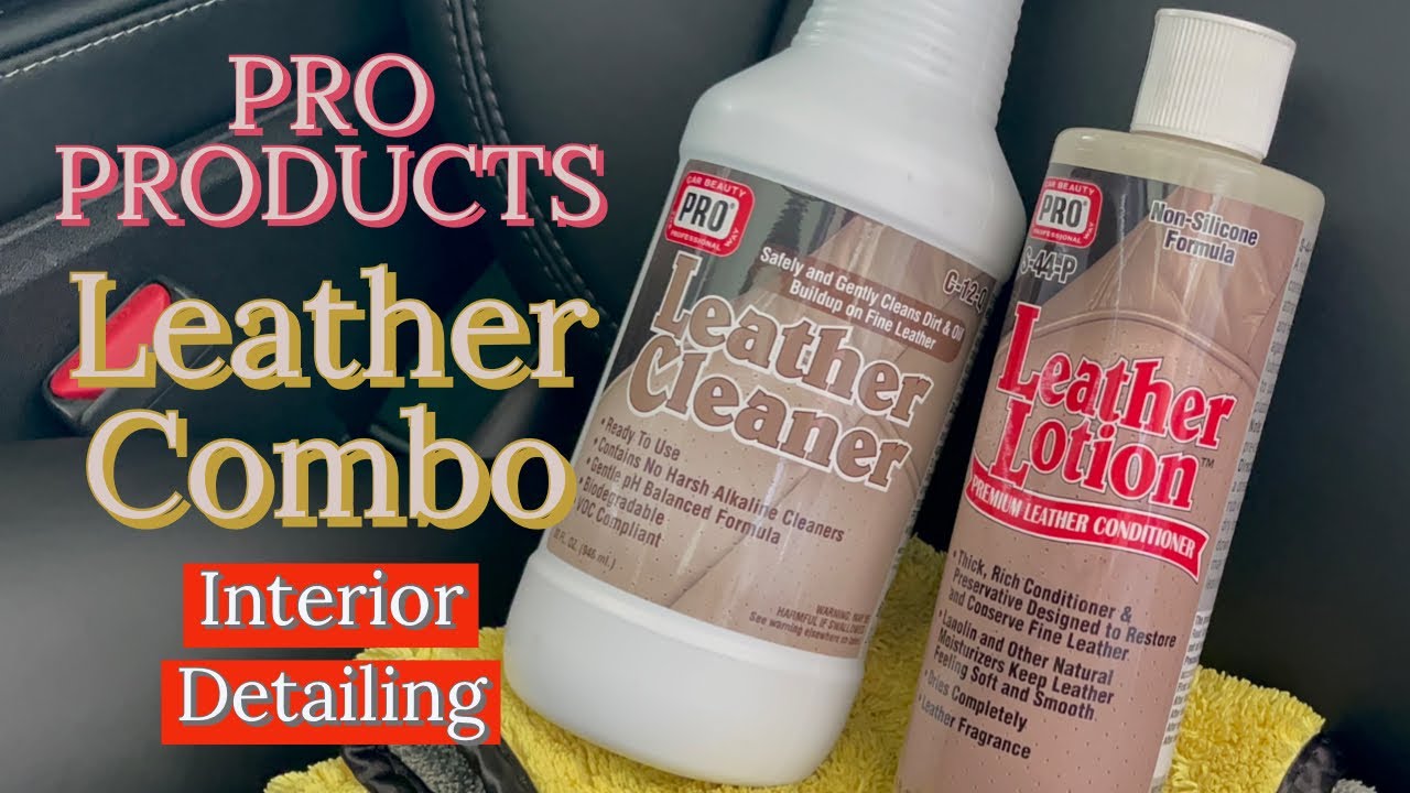 Tesla Interior Cleaning/Leather cleaner/Leather Lotion/Pro Products