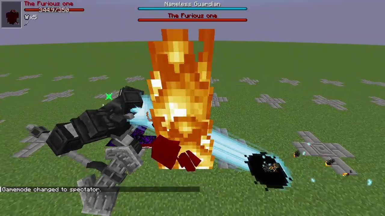 Nameless Guardian (Challenge mode) vs Experimental Bosses