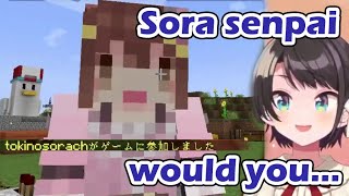 Subaru calls Sora a prankster, but then Sora logs in... [Hololive/ENG Sub]