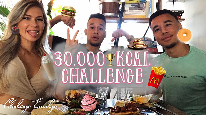 DIT IS ECHT TE HEFTIG 😨🤢.. 30.000 KCAL CHALLENGE!  - CHELSEY EMILY