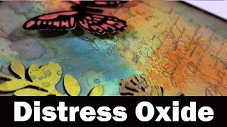 Distress oxide inks | making a card