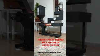 Roket pelet sobası Sultan model, 2022 Nisan, tasarruflu model, Z tipi soba, rocket pellet stove