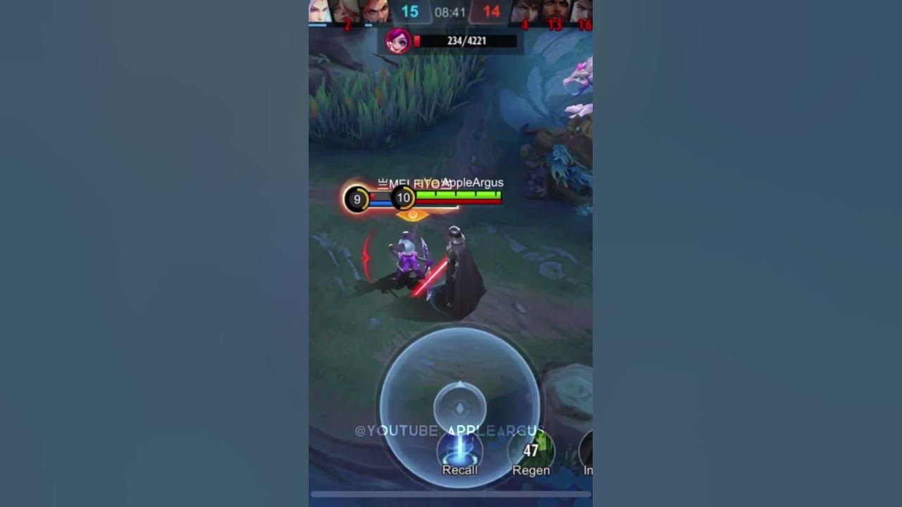NEVER SPAM RECALL ON DARTH VADER (ARGUS) ~ Mobile Legends Bang Bang